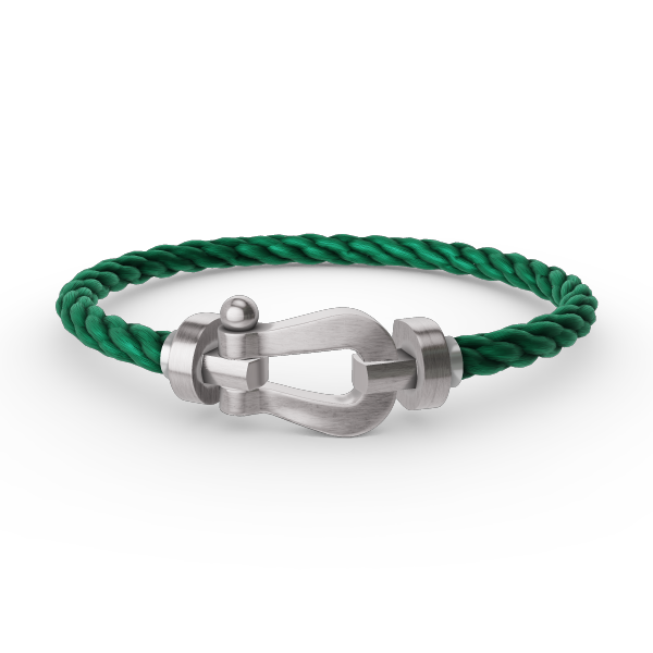 [⭐Reverie Jewels]FORCE LARGE HORSESHOE NO DIAMOND BRACELET SILVER