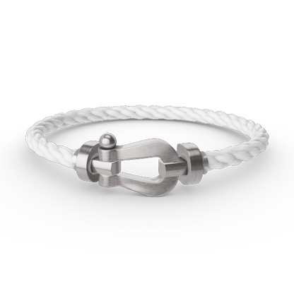 [⭐Reverie Jewels]FORCE LARGE HORSESHOE NO DIAMOND BRACELET SILVER