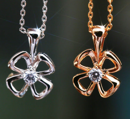 [⭐Reverie Jewels]FIOREVER NECKLACE DIAMOND CENTER
