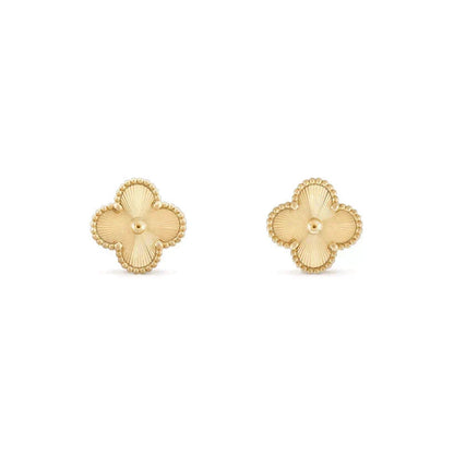 [⭐Reverie Jewels]CLOVER MEDIUM 1 MOTIFS LASER EARRINGS