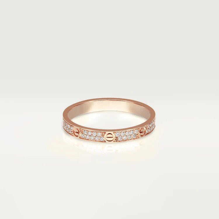 [⭐Reverie Jewels]LOVE RING 2.65MM DIAMOND