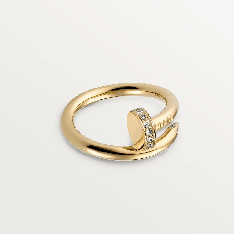 [⭐Reverie Jewels]JUSTE RING 2.65MM GOLD DIAMOND