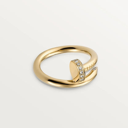 [⭐Reverie Jewels]JUSTE RING 2.65MM GOLD DIAMOND