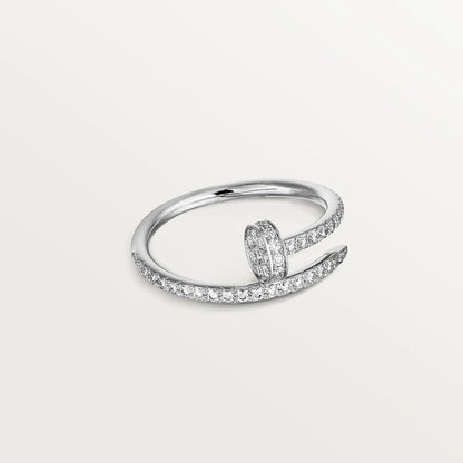 [⭐Reverie Jewels]JUSTE RING 1.8MM SILVER DIAMONDS